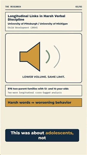 Warm Parenting Does Not Cancel Harsh Words #shorts