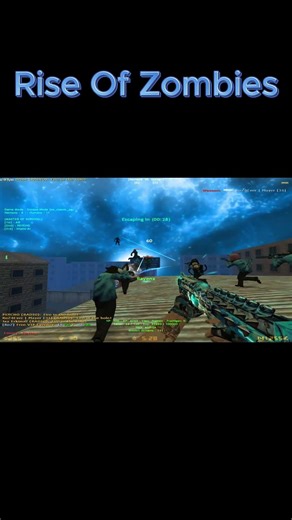 Counter-Strike: Zombie Escape on Rise of Zombies [RoZ] l #counterstrike #cs16gameplay #zombieescape