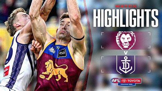 Brisbane Lions v Fremantle Highlights | Round 12, 2026 | AFL