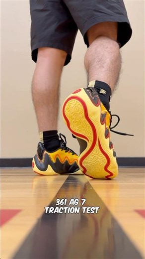 Aaron Gordon's new hoop shoe! 361° AG 7 traction test.
