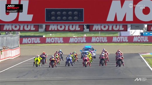 HUGE PILE UP 💥#MotoGP | #JapaneseGP | Live on TNT Sports and HBO Max https://t.co/sJmGy0fSUZ
