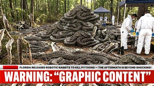 Florida Released Robotic Rabbits To Kill Pythons