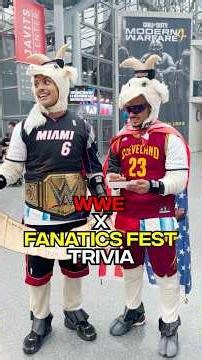 Did fans at #FanaticsFest know their WWE Trivia?? 🤔