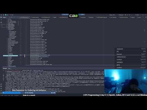 🌌🌍 [ GPU Programming ] [ day 51 ] [ OpenGL, Vulkan, DX11 and 12 ] C++ ca2 Windows continuum app