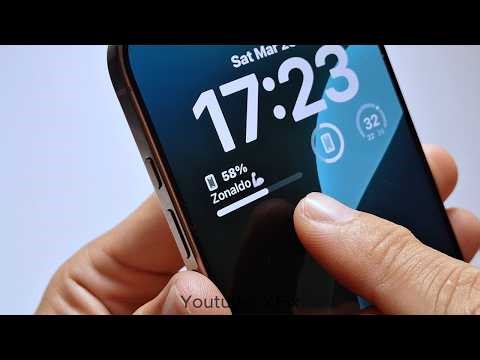 New iOS 26.4 Add Name on Lock Screen