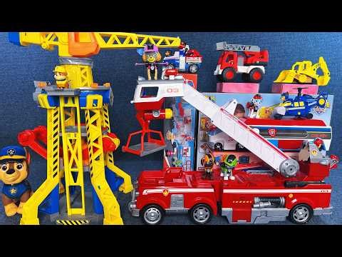 12 Minutes Satisfying with Unboxing Paw Patrol Deluxe Engineering Rescue Playset ASMR Review Toys