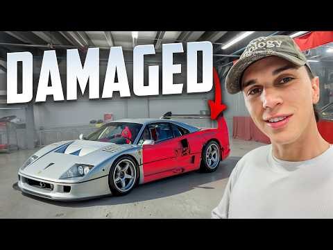 REBUILDING THE CRASHED FERRARI F40!