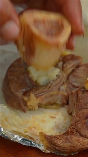 Fire-Grilled Flatbread Delight: Rustic Bone Marrow Sandwich