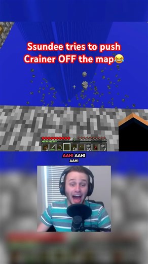 SSundee nearly veinmines Crainer OFF the Skyfactory map😂😂 #ssundee #minecraft