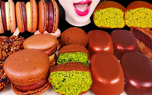 Jane ASMR DUBAI CHOCOLATE DESSERT EATING