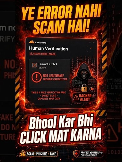 Y2Mate par ye Galti Kabhi Mat Karna! 😱 Fake Cloudflare Scam