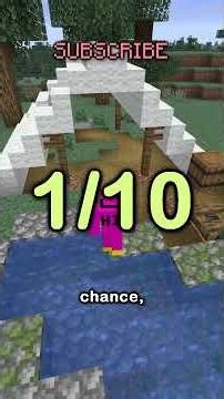 THE RAREST NATURALLY OCCURING BLOCK IN MINECRAFT (NEW)