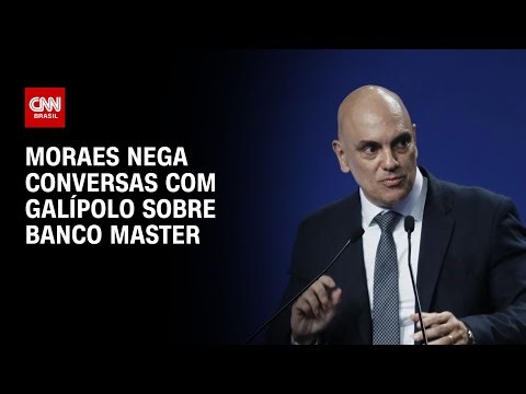 Alexandre de Moraes nega conversas com Galípolo sobre o Banco Master | CNN PRIME TIME