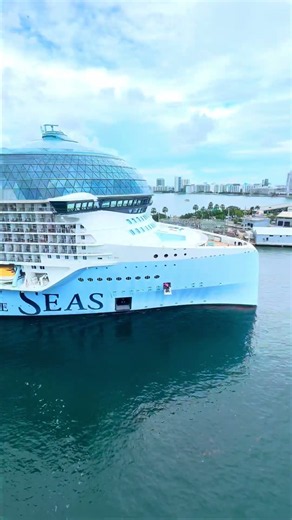 Just captured the most wholesome moment while Icon was sailing out of Miami 🥹 #IconoftheSeas
