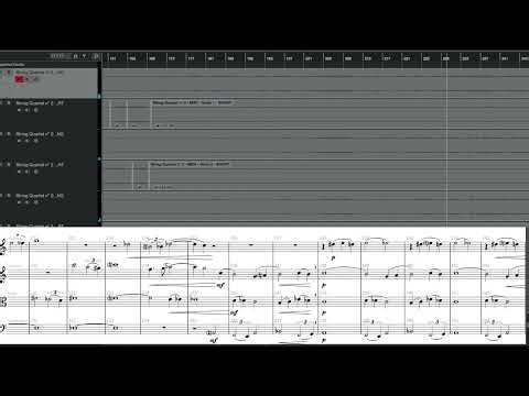 String Quartet No. 2 — #MIDI #Mockup (#VSL #Synchron #Solo #Strings) | Part 2