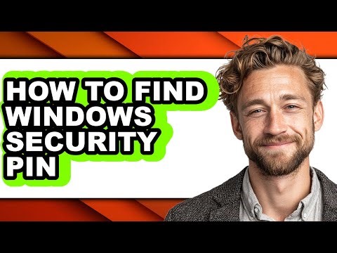 How to Find Windows Security Pin (easy Method)