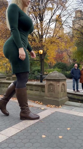 I’m big enough to step over this bridge, which would’ve been useful to remember before I broke it #tallwomen #giant #taller #height #comedy
