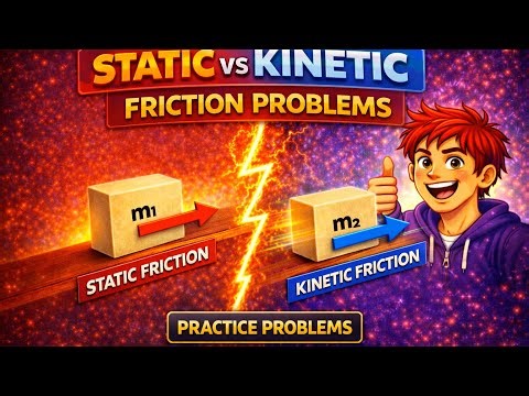Practice Static Vs Kinetic Friction - Physics Problems 