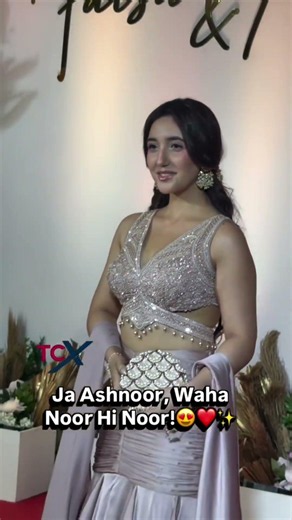 Ashnoor Kaur At Faisu & Tanya’s Wedding Reception 😍🔥