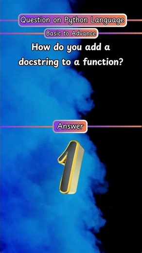 Python Tutorial Shorts | Learn Python from Basic to Advanced