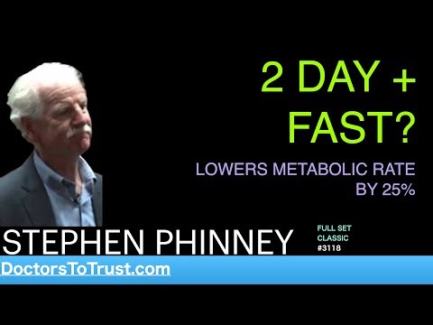 STEPHEN PHINNEY | FASTING …over 2 days lowers metabolic rate by 25%