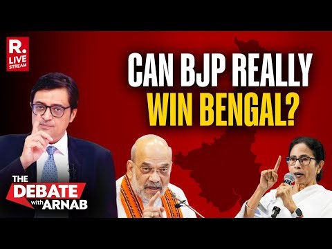 Debate With Arnab LIVE: Amit Shah and Mamata In War of Words, Can BJP Win Bengal?