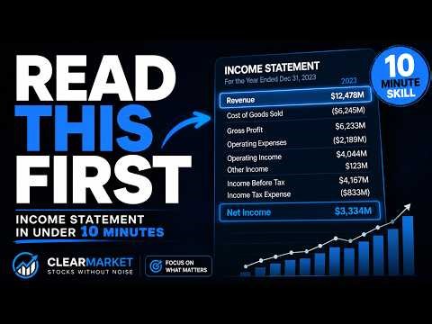 How to Read an Income Statement in Under 10 Minutes (5-Step Beginner Framework)