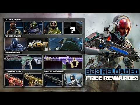 ALL 100+ FREE REWARDS in Season 3 Reloaded…Don’t Miss These (Free Operators, Animated Camos & MORE!)
