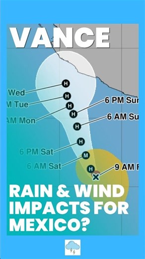 HURRICANE VANCE: Potential Hurricane Impacts for Mexico?! 🌀