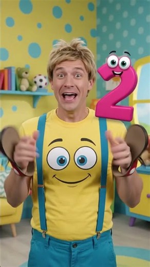 🔢 Number 2 for Kids | Learn Number Two in a Fun & Funny Way! 🧒✨ | Kids Learning Video