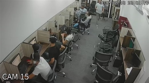 Watch what happens when a scammer gets his exact location exposed mid-call