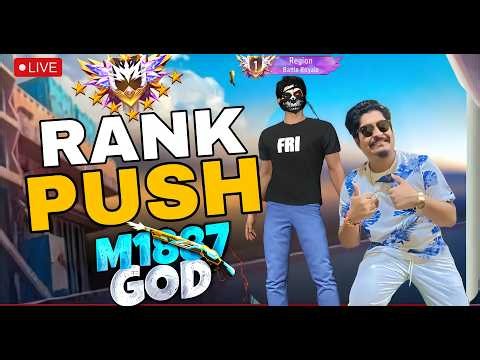 🔴 [ Live Free Fire New Rank Season Rank Push Live || Grandmaster Top 1🔥