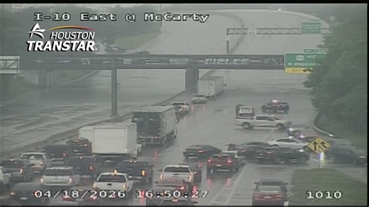 Law enforcement is trying to prevent cars and trucks from crossing the high water spot, but some cars are risking it. Turn around, don't drown! | KHOU 11 News