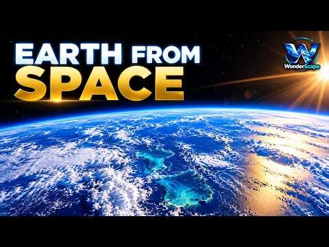 Earth From Space 🌍 | Breathtaking ISS Views – WonderScape