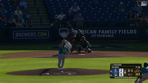 Andrew Fischer's RBI ground rule double
