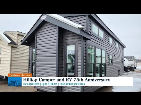 Midwest Access: Inside a “Tiny House” RV Park Model + Hilltop Camper & RV’s 75th Anniversary