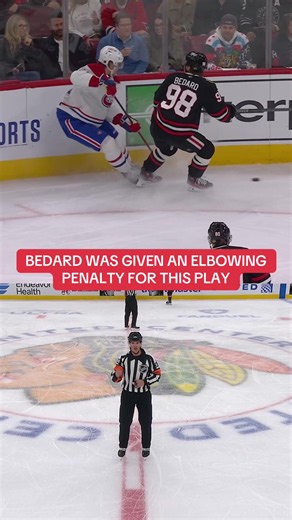 Connor Bedard elbowing penalty: was the call correct?