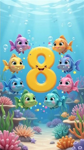 Learn Number 8 | Numbers for Kids #Shorts