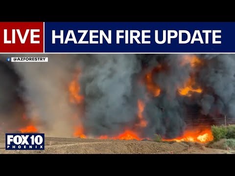 🔴LIVE: FOX Local News Update: Hazen Fire | FOX 10 Phoenix