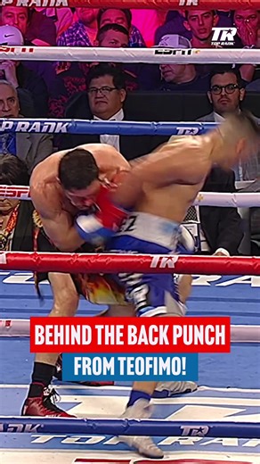 Teofimo Lopez really pulled out a behind-the-back punch mid-fight 😳 🎟️ Get your Teofimo vs Shakur tickets now via the link in our bio. The Ring VI | Exclusively on DAZN | Jan 31st in NYC 🥊 #TeofimoLopez #Boxing #Combatsports