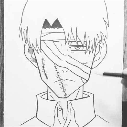 How to draw Levi from Attack on Titan Step by step for beginners easy #arttutorial #art #howtodraw