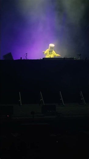 Marshmello Drops FIRE! Festival Chaos & Epic Lights! #shorts