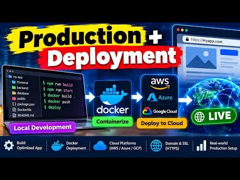Production + Deployment Tutorial | Deploy a Full Stack Web App to Production