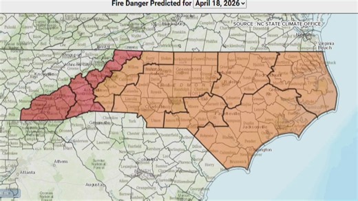 Triad faces very high fire danger amid near-record heat | Alex weather hit