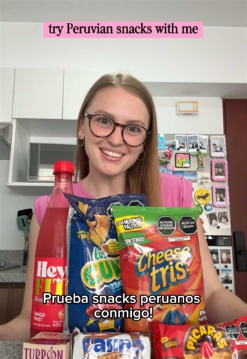 you guys recommended these Peruvian snacks, so of course I had to try them 🇵🇪 (even though I’ve had one before lol) #peru #perú #livingabroad #snack #peruvian