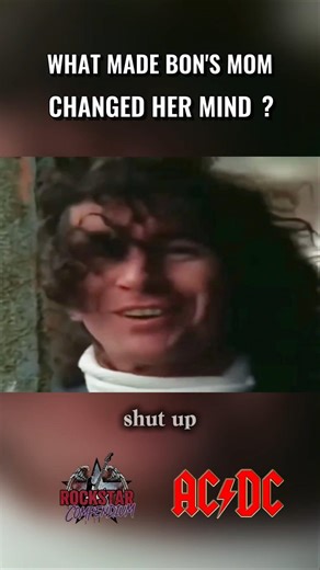 Bon Scott's mom did not allow him to sing at one point in his life #classicrock #acdc #bonscott