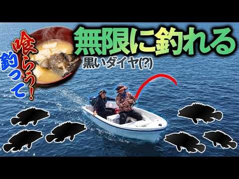 二馬力で黒いダイヤが大量に釣れる海域で釣りして、食う！！！