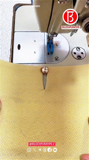 How to Sew a Back Neck Slit sewing Tutorial
