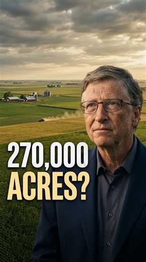 Bill Gates Owns 270,000 Acres Of Farmland — Why?