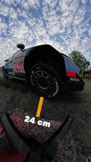 closest wins. no measuring tape needed 😏 #WRC #RallyFinland